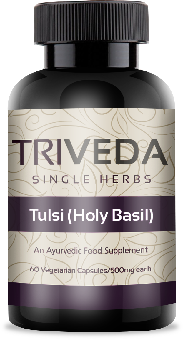 Ayurvedic Tulsi Holy Basil Capsules Triveda UK